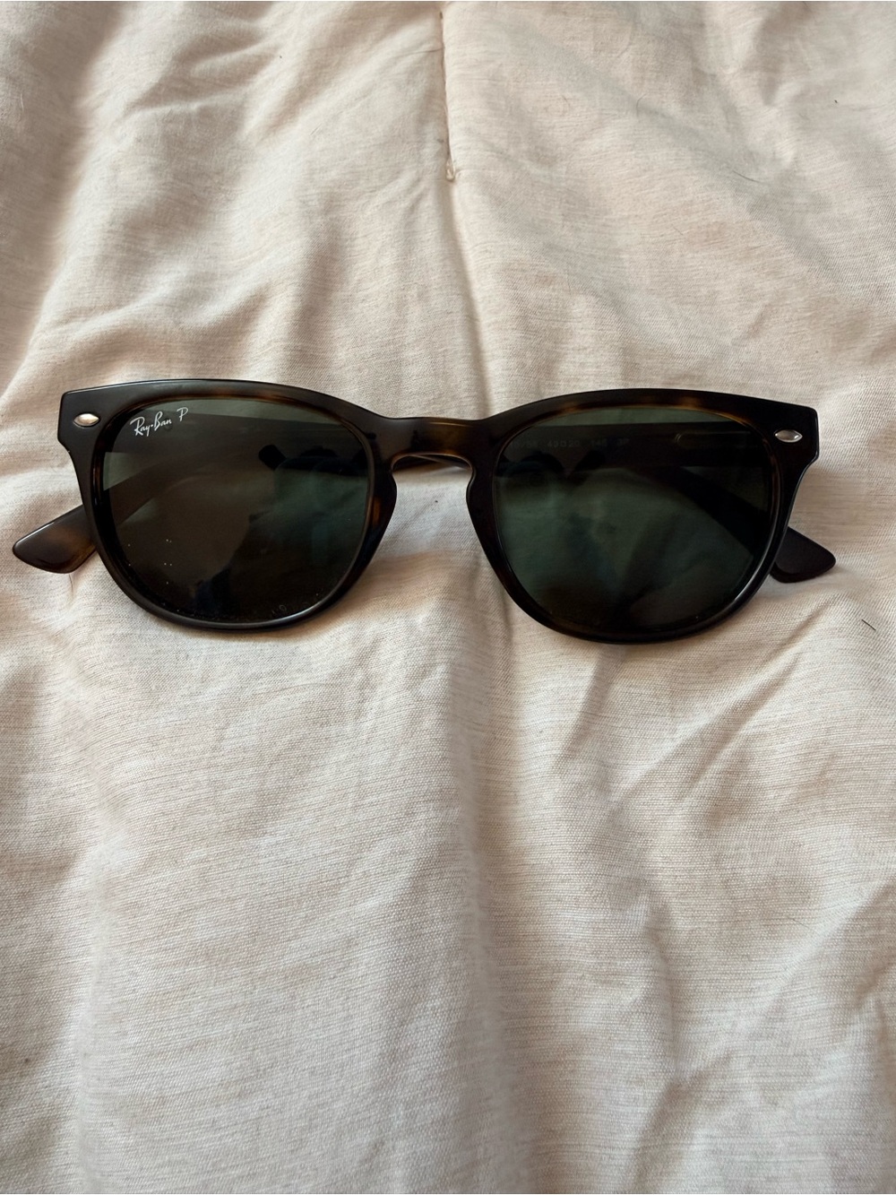 Ray-Ban Kids Tortoiseshell Frame with Dark Green Lenses
